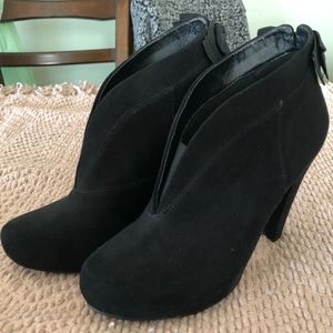 G by Guess black heel booties